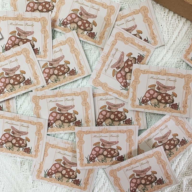 25 sticker niêm phong style cổ điển