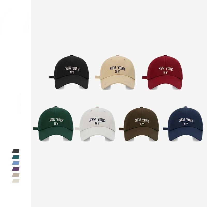 Mũ Lưỡi Trai Mềm Thêu Chữ Phong Cách Hàn Quốc