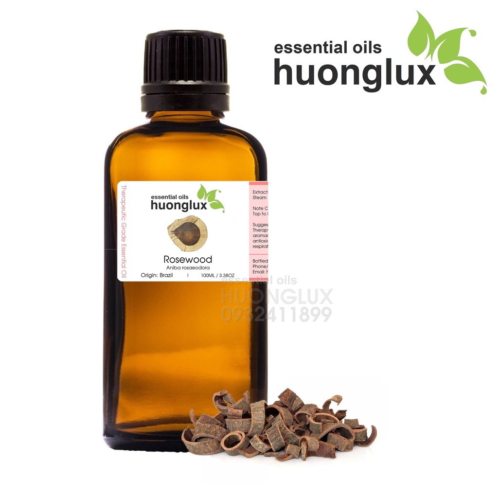 [50/100ML] Tinh dầu gỗ hồng mộc Rosewood Essential Oil (Bois de Rose)