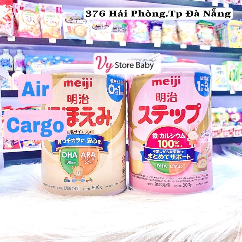 SỮA MEIJI LON 800g - NỘI ĐỊA NHẬT Date 2023