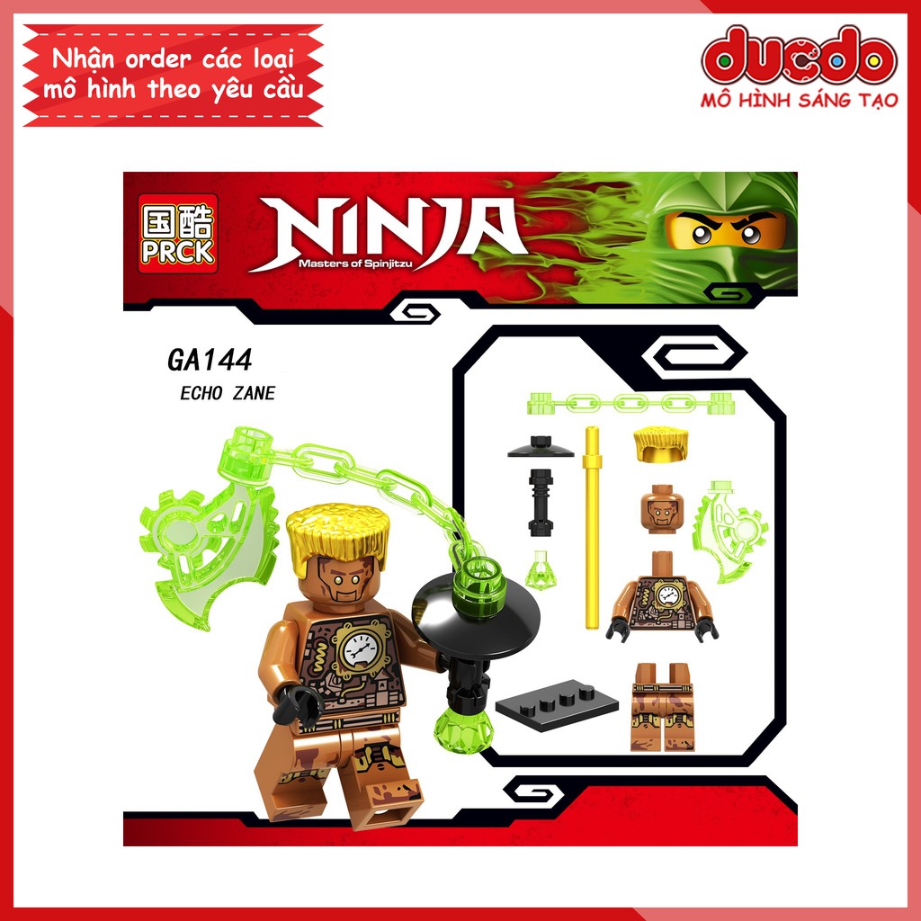 Minifigures các nhân vật Ninjago tuyệt đẹp - Đồ chơi Lắp ghép Xếp hình Mini Mô hình Ninja LeLe GA143-A148