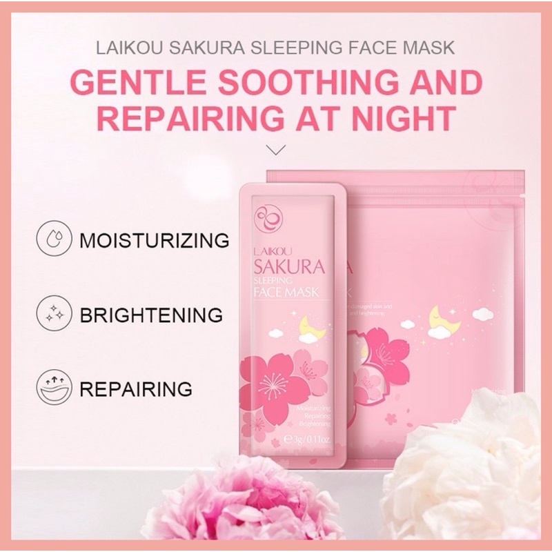 Mặt Nạ Ngủ LAIKOU Hoa Anh Đào Sakura