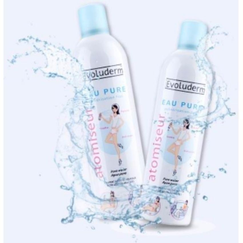 Xịt khoáng Evoluderm 200ml và 400ml Pháp chính hãng