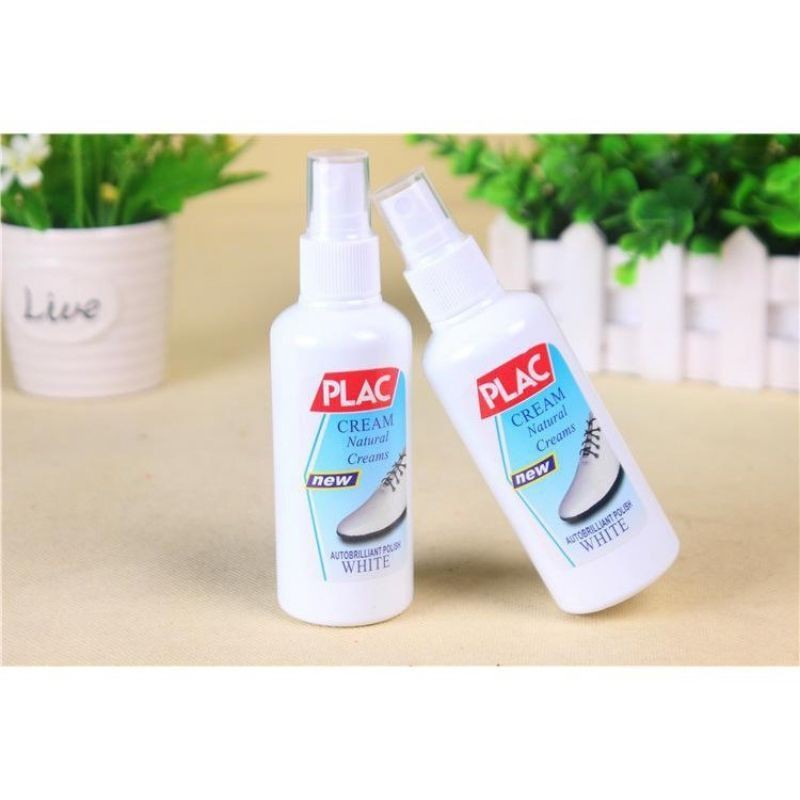 Nước Tẩy Trắng Giày Dạng Xịt Tiện Lợi Tiết Kiệm Plac 100ml