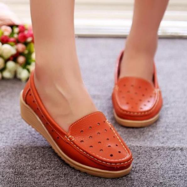 Giầy moca đục lỗ . Hàng như hình chất lượng tốt yu tin chất lượng | Bán Chạy| 2020 : L ‣ B24f ࿑ ; L