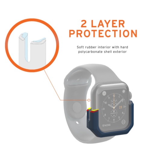 UAG Apple Watch 44mm 42mm 40mm 38mm Case Civilian Apple Watch Series SE / 6/5/4  Vỏ bọc chống rơi Quân đội