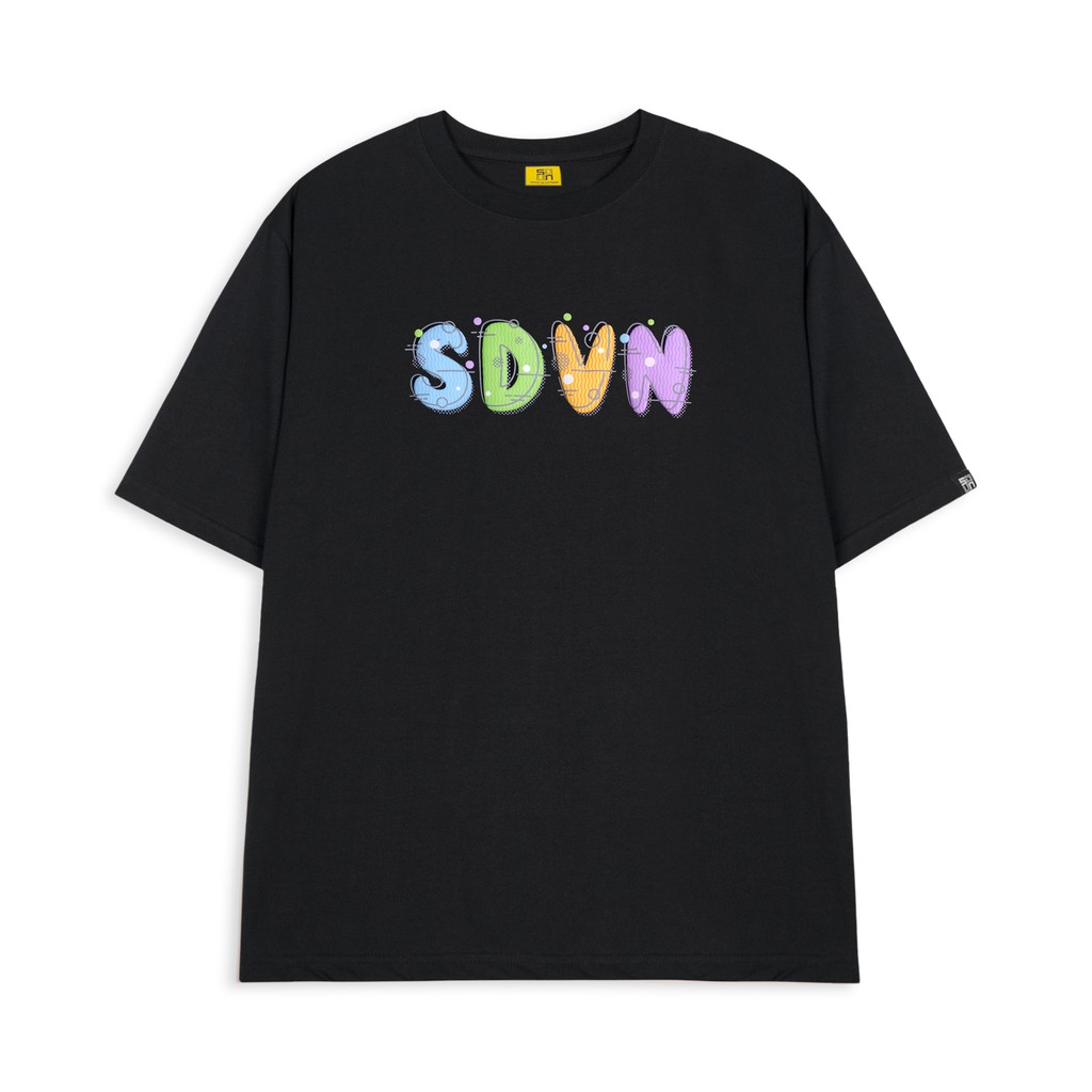 Áo Thun Unisex Nam Nữ SDVN COLORFUL (In nổi)