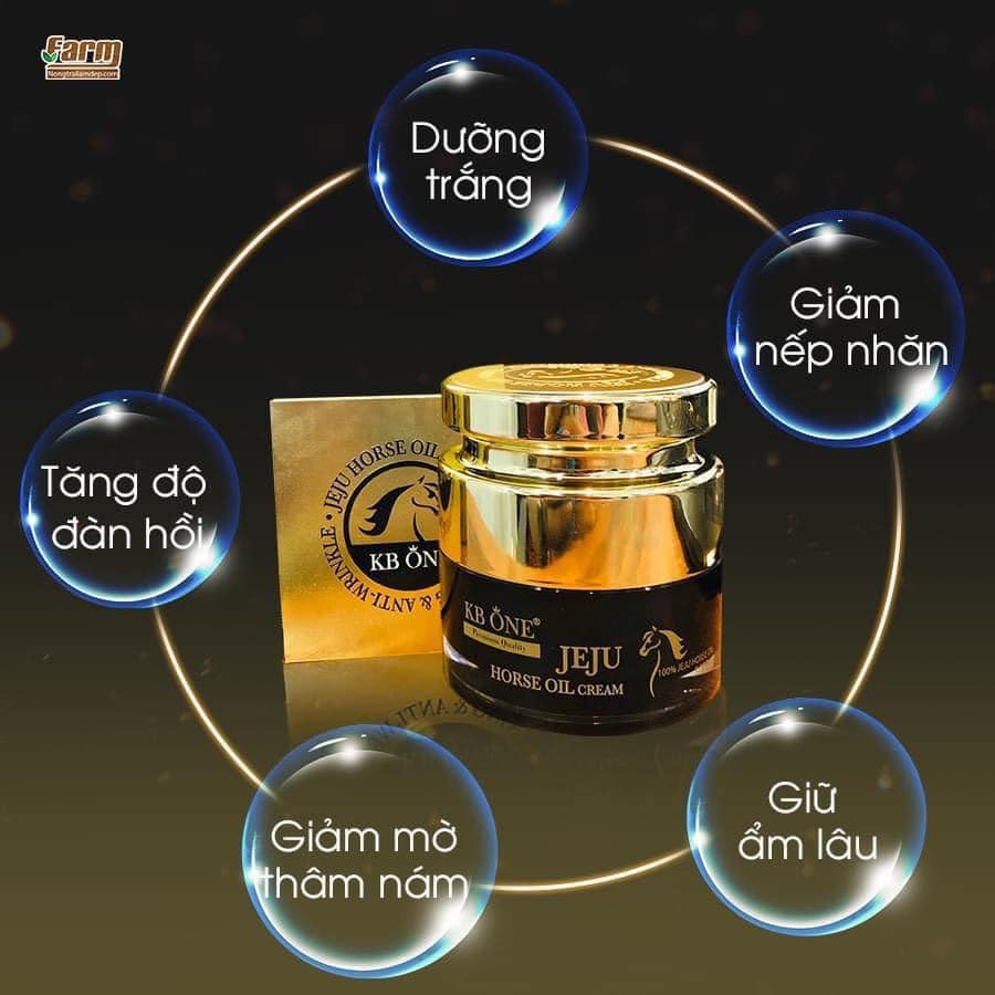 KEM DƯỠNG DA TINH CHẤT MỠ NGỰA KBONE JEJU HORSE OIL CREAM 50G CHÍNH HÃNG - 7975