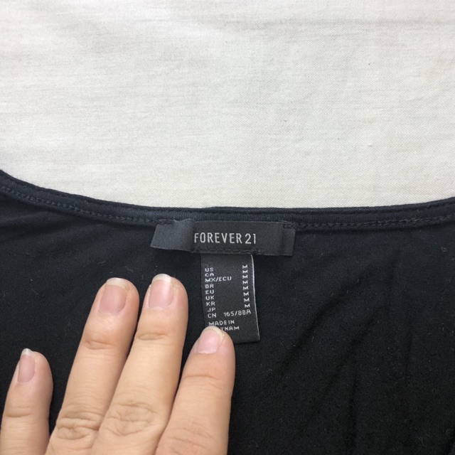 Áo Croptop F21 Nhún Eo Cổ Tim Sâu Gài Nút Tay Cánh Tiên Cotton Lụa Trắng / Đen / Tím