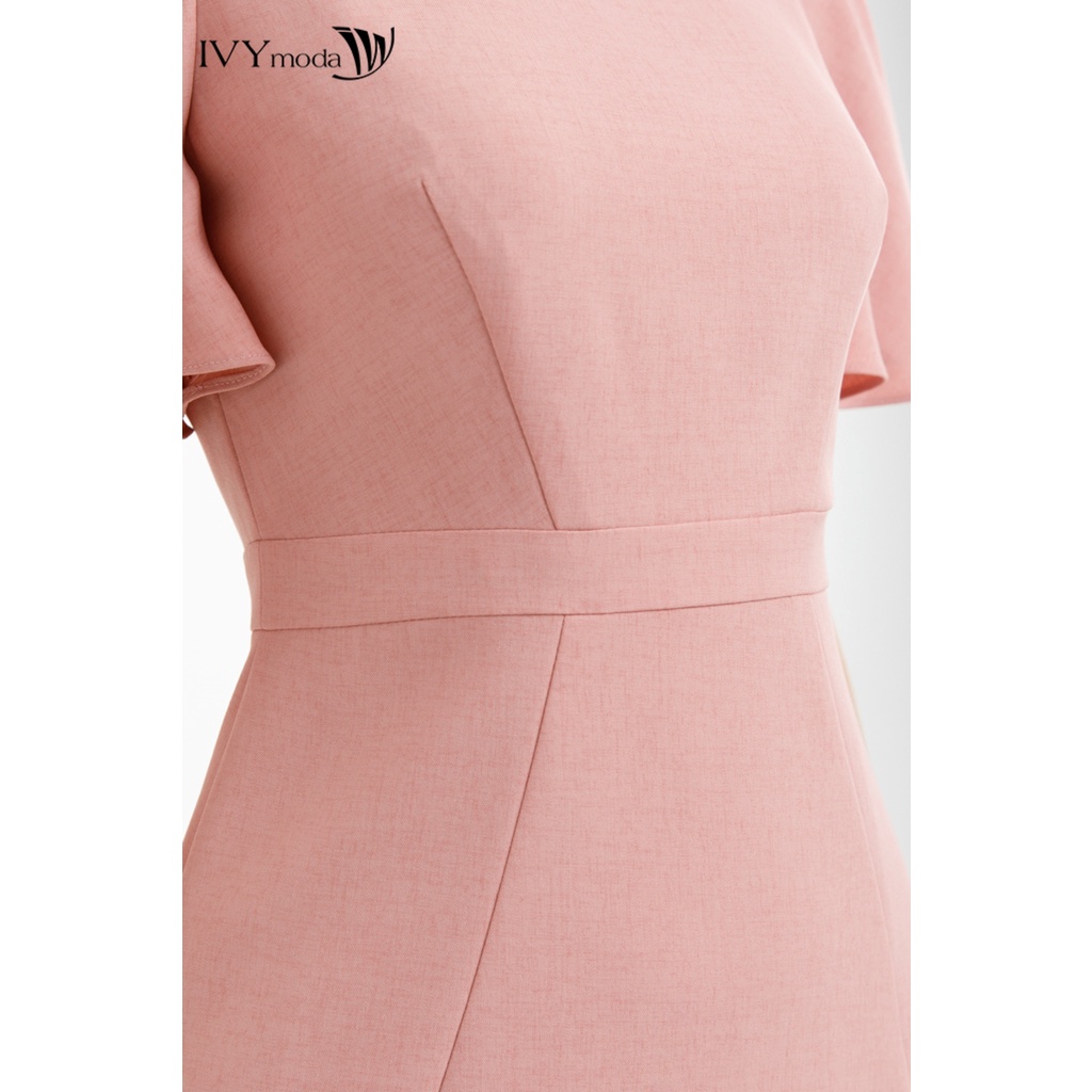 Đầm ôm cánh tiên IVY moda MS 48M7664