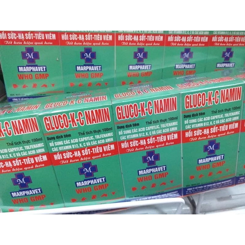 Gluco KC- Namin  100ml hồi sức cho gia súc gia cầm