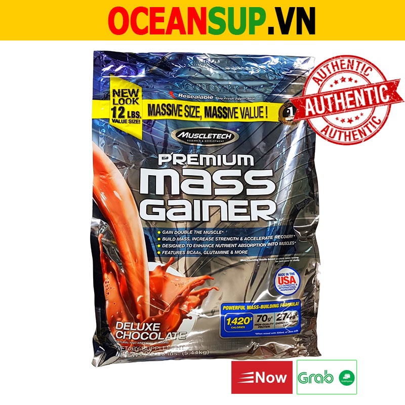 Premium Mass Gainer MuscleTech Tăng Cân Nhanh Khôi Lượng 5.44kg