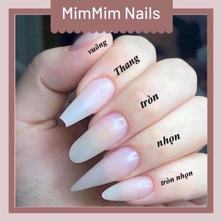 Nail box móng úp thiết kế lửa xanh