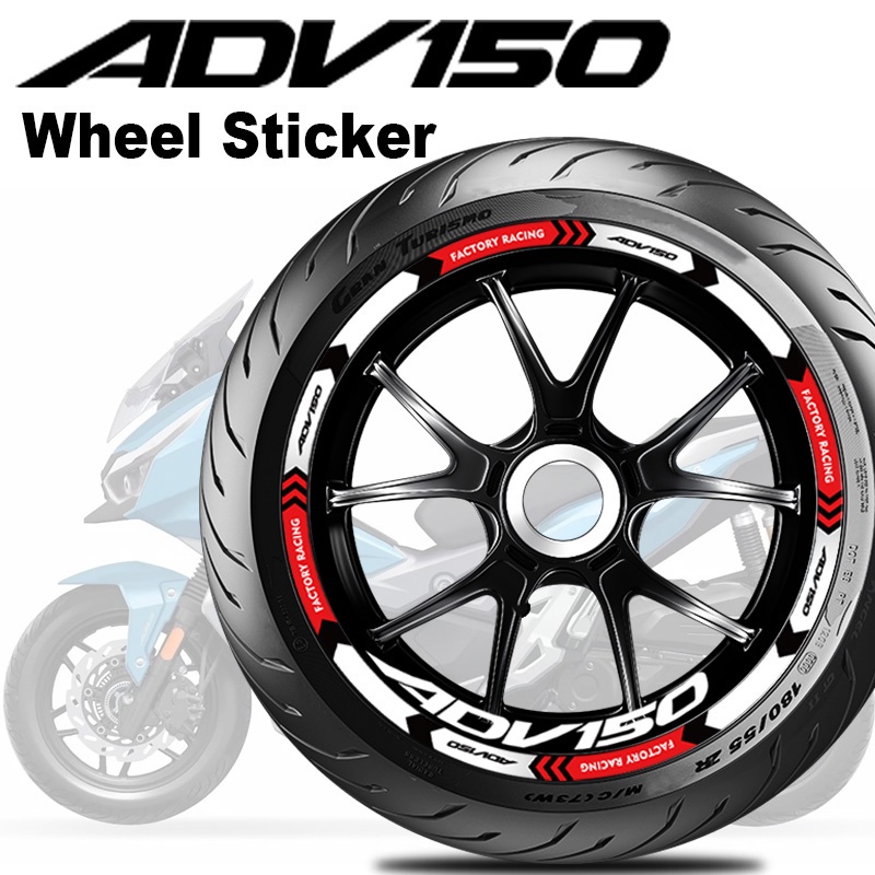 Miếng Dán Trang Trí decal dán vành xe máy cho honda adv 150