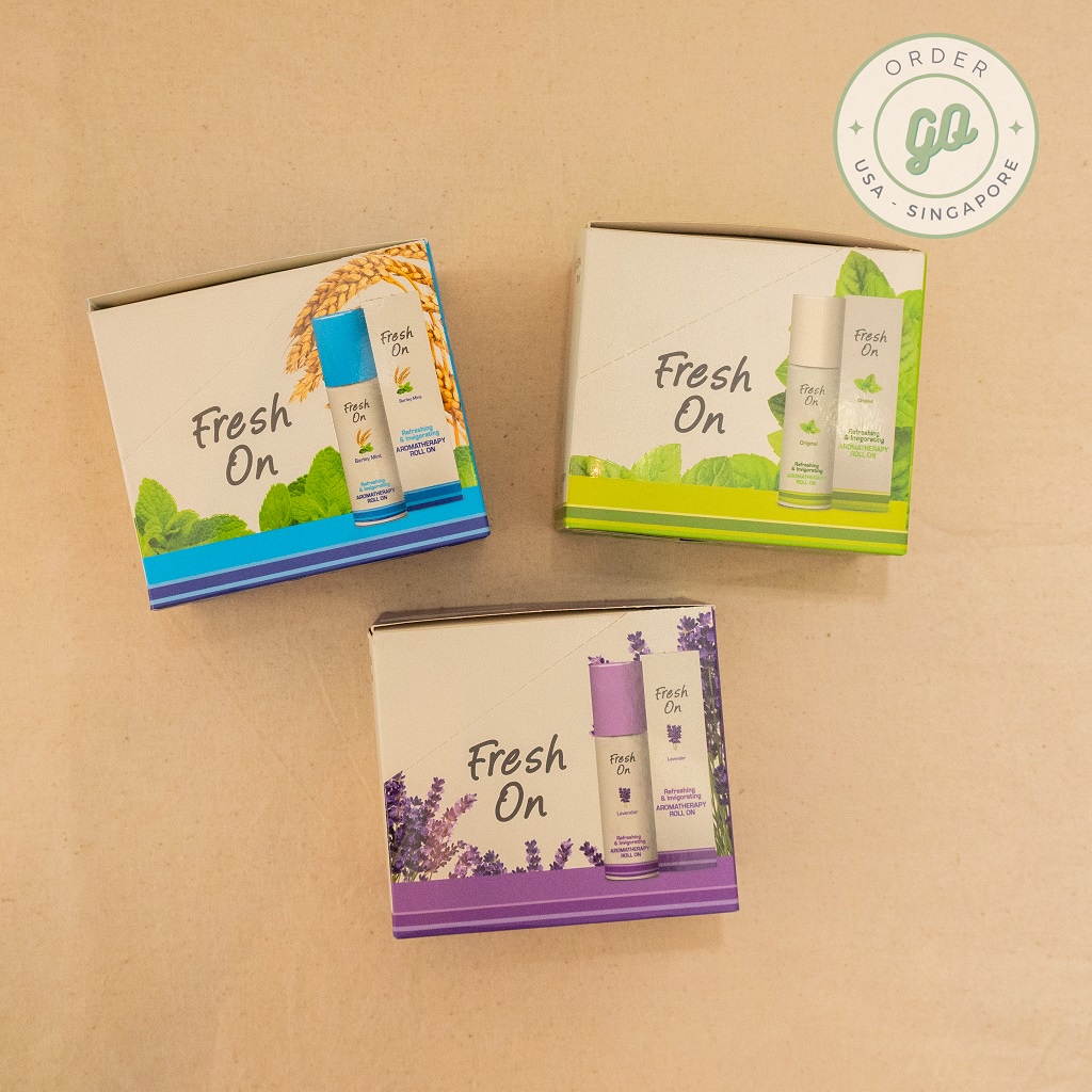 Dầu gió Fresh On bi lăn 8ml Singapore