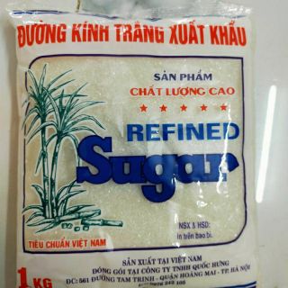 Đường kính trắng vàng xuất khẩu gói 950g