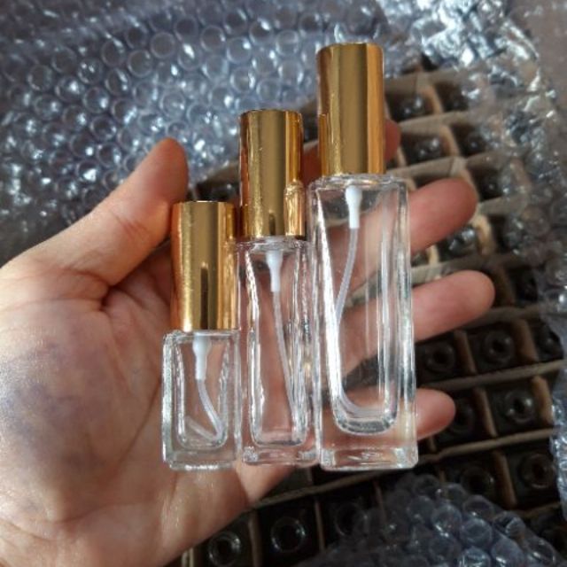 Lọ chiết nước hoa vuông 20ml/10ml/5ml/3ml - lo chiet nuoc hoa - chai lo my pham | BigBuy360 - bigbuy360.vn