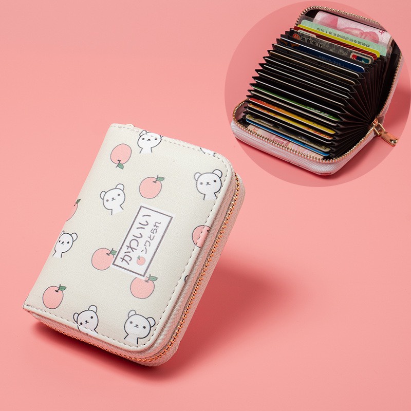 [Mã FAMARAL1 giảm 10K đơn 50K]VÍ NGẮN NỮ CẦM TAY MINI KHÓA KÉO HOẠT HÌNH 531B NGỘ NGHĨNH ĐÁNG YÊU HOT TREND