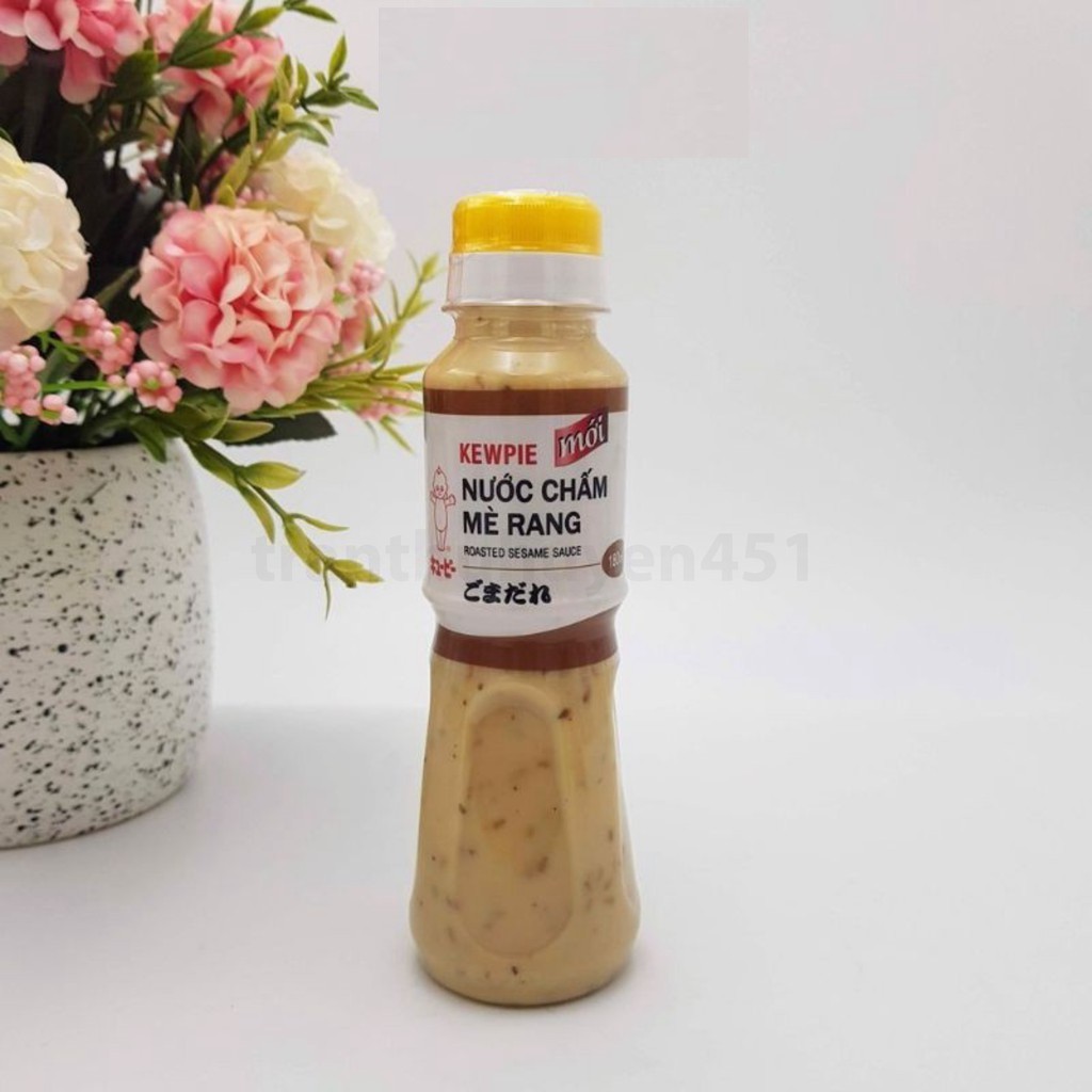 [HCM BThạnh] Nước chấm mè rang sốt mè rang Kewpie chai 180 ml