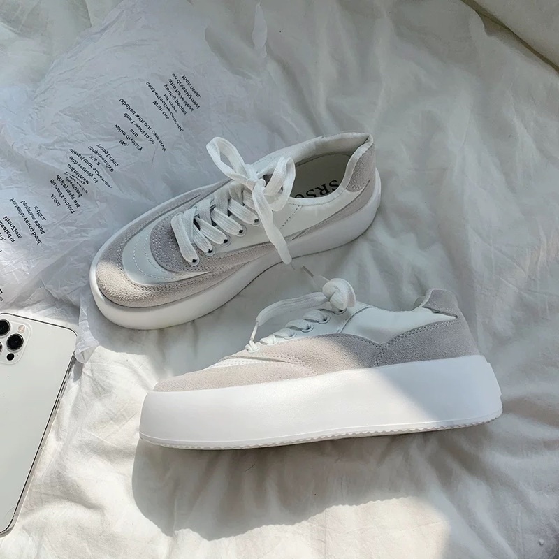 GIÀY SNEAKER RO.SÉ  ĐẾ RĂNG CƯA 5CM