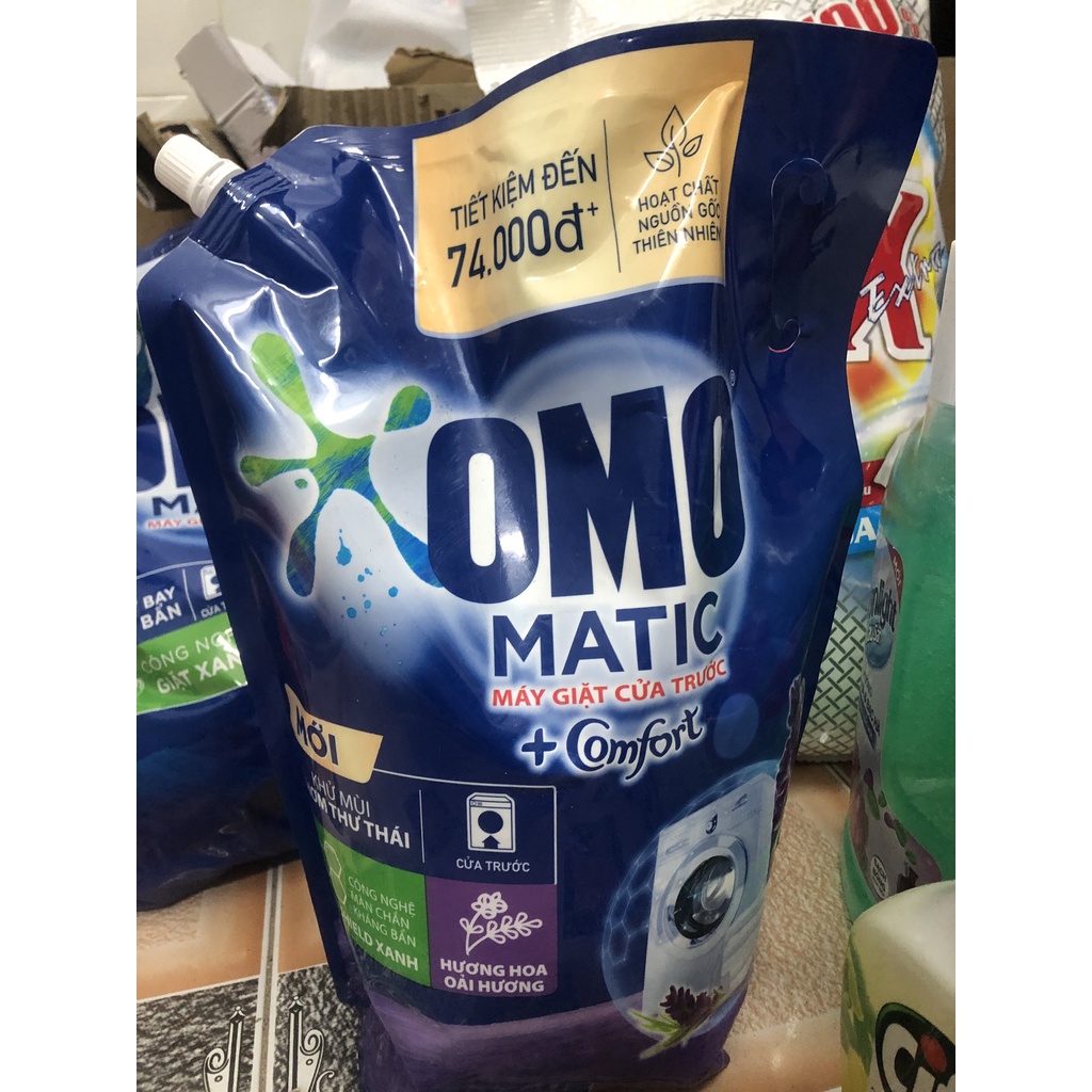 Nước Giặt OMO Matic Túi Cửa Trước 3,6 kg