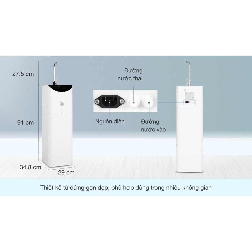 Máy lọc nước RO Hydrogen Kangaroo KG100ES 7 lõi- Điện máy Sunmy- Bảo hành chính hãng toàn quốc