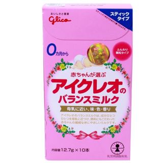 SỮA GLICO ICREO SỐ 0 HỘP GIẤY 10Gx12.7G 0-9 THÁNG