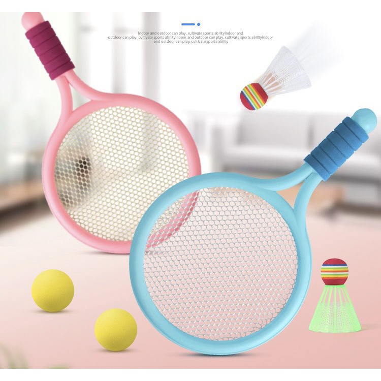 Bộ vợt cầu lông dành cho trẻ em màu sắc siêu dễ thương MH:9000000040