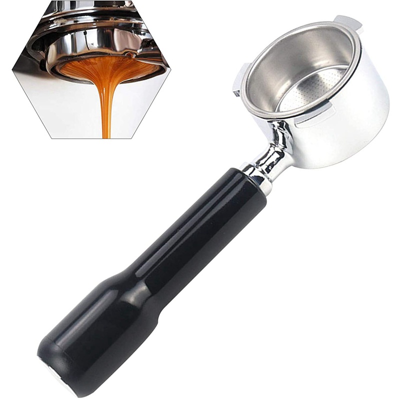 Bộ lọc cà phê không đáy 51mm với giá đỡ có thể tháo rời tiện dụng cho Delonghi EC680/ EC685