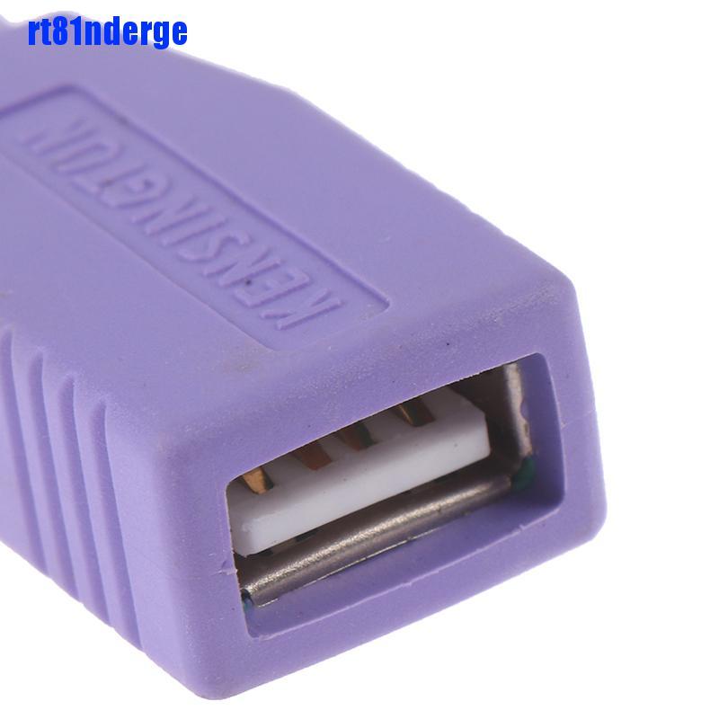 1 Bộ Chuyển Đổi Usb Female Sang Ps2 Ps / 2 Male