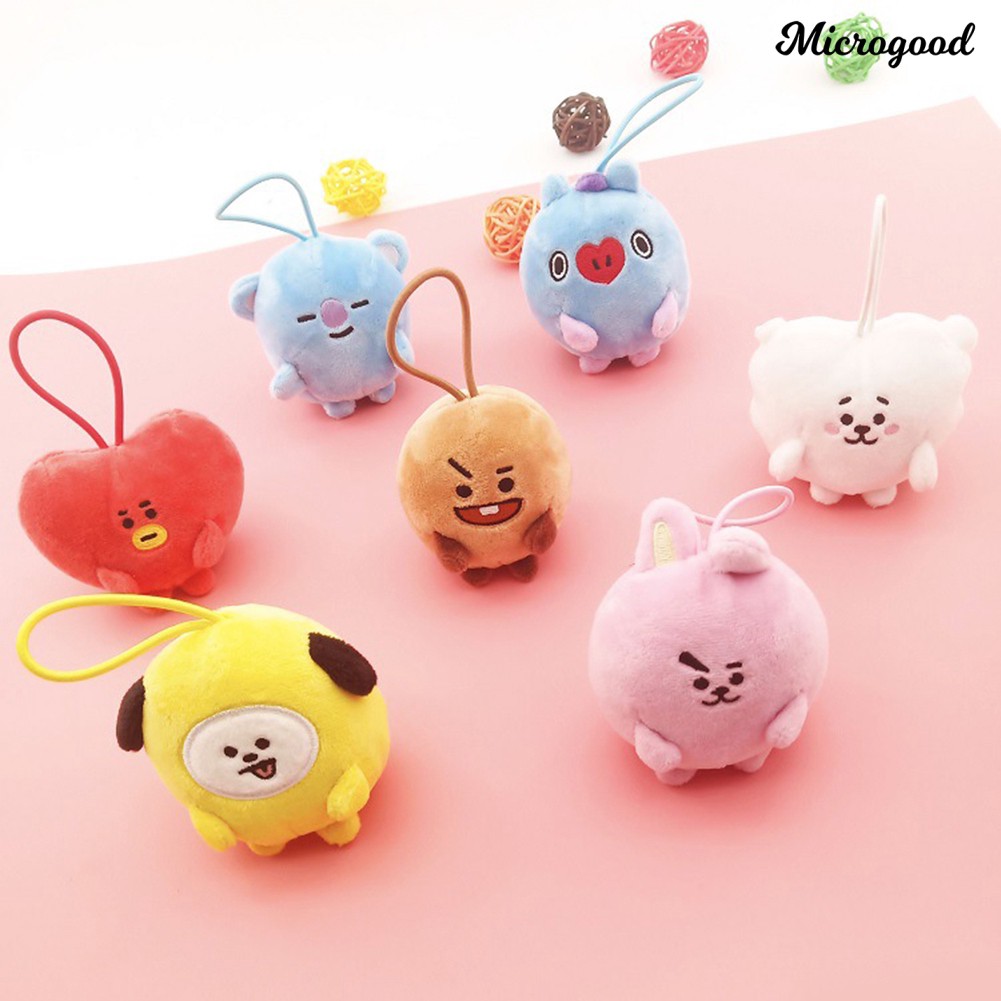 BTS BT21 Móc Khóa Hình Nhân Vật Bt21 Nhồi Bông Dễ Thương