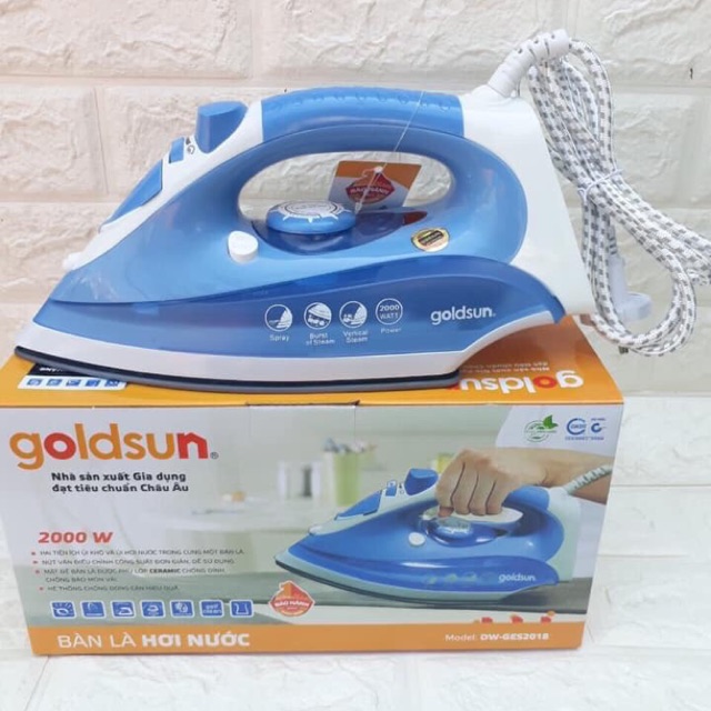 Bàn là hơi nước GOLSUN DW-GÉ2108 chính hãng