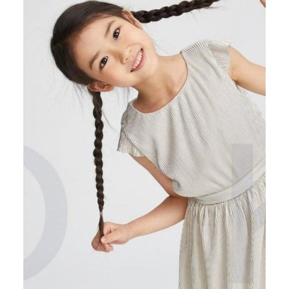 Váy nhũ OKAIDI kèm thắt lưng cho bé sz 3T-4T