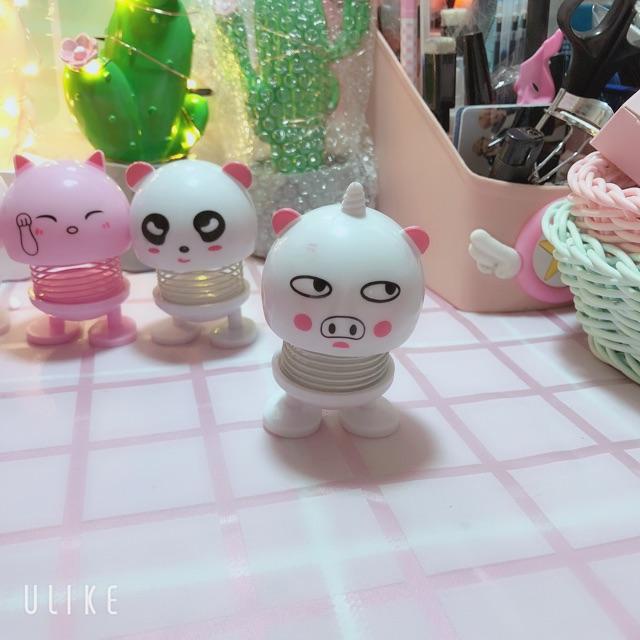 Thú nhún lò xo dễ thương - Con Dễ Thương EMOJI Lò Xo - thú nhúng lò xo - Phụ kiện ATI