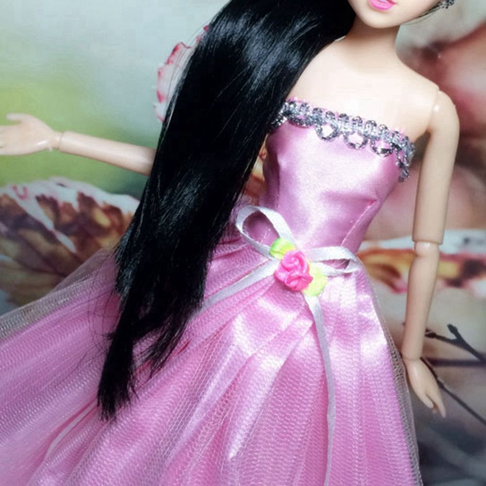 Đầm thời trang xinh xắn cho búp bê 30cm DIY