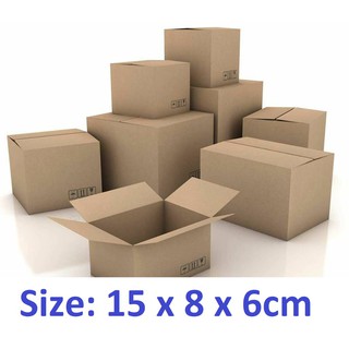 Combo 100 cái thùng hộp carton size 15x8x6cm
