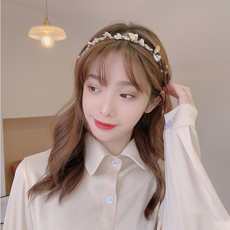 Cài tóc đính ngọc trai giả phong cách retro Hàn Quốc cho nữ