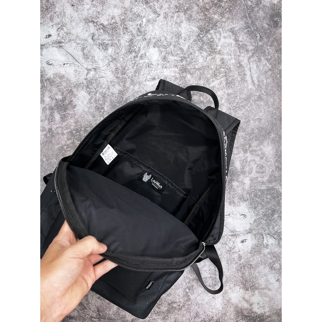 Ba Lô Thời Trang Life-Work Logo Classic Backpack Black B406