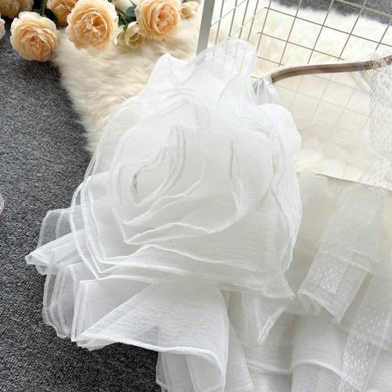 Áo ren trắng tiểu thư hàng thiết kế cao cấp   040722