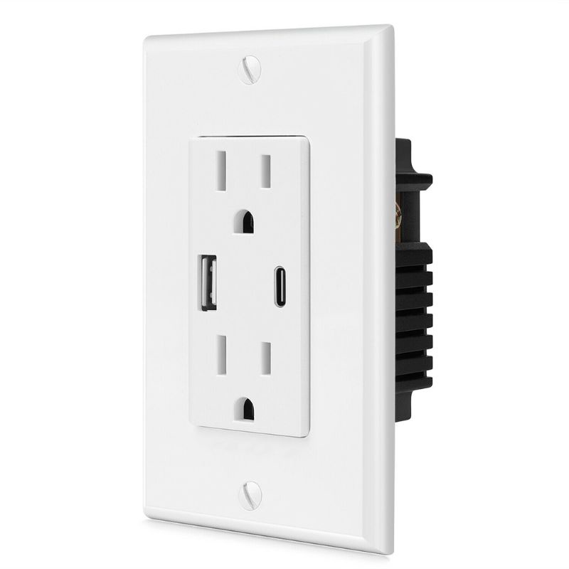 Ổ Cắm Điện US Type C Tốc Độ Cao Tiện Dụng
