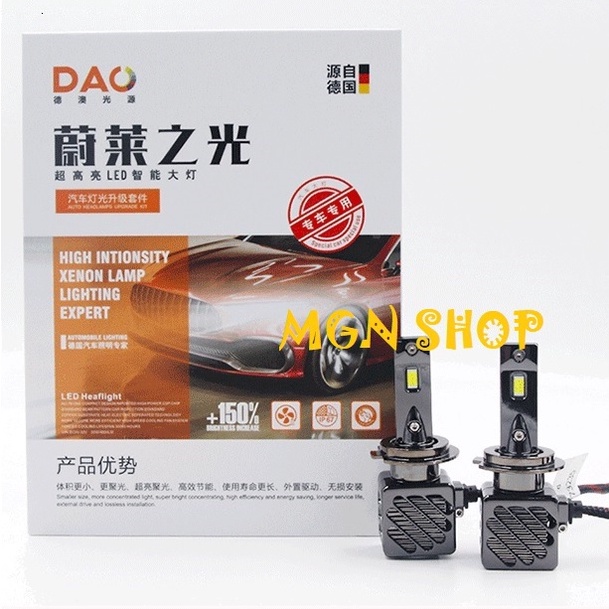 [Đèn LED DAO] [60W] [6000K] [H1 H4 H7 H8/H11/H16 HB3/HB4 HIR2/9012] dành cho ô tô xe máy