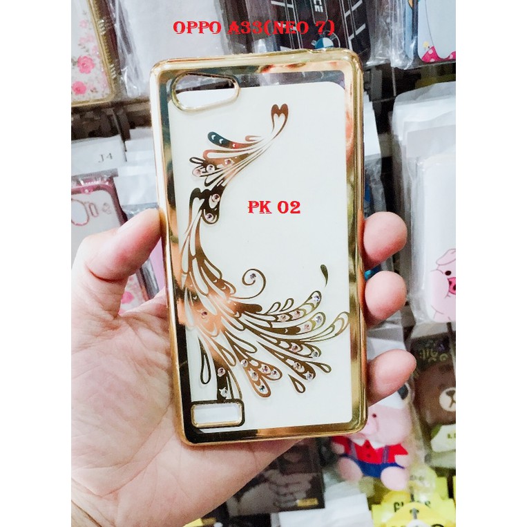 [Freeship toàn quốc từ 50k] OPPO A33(NEO 7) Ốp phượng hoàng viền đính đá