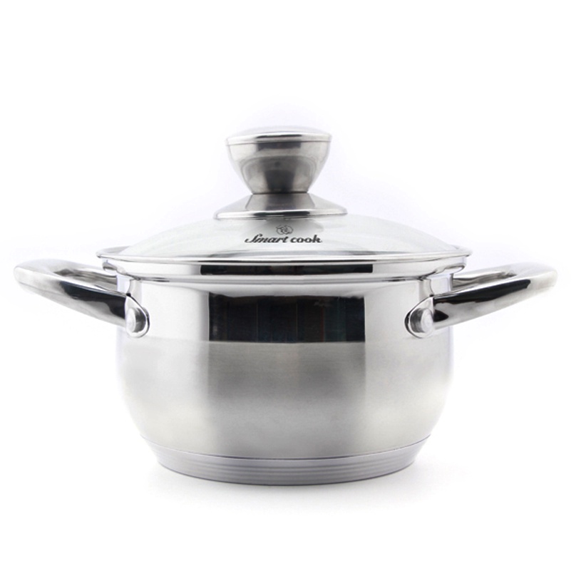 Bộ nồi inox cao cấp 5 đáy Smart cook  EL3337 - Hàng chính hãng