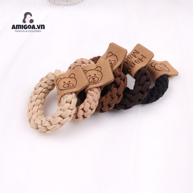 ✨✨Dây Buộc Tóc Cao Su Dày Co Giãn Tốt Thiết Kế Đơn Giản Dễ Thương Thời Trang