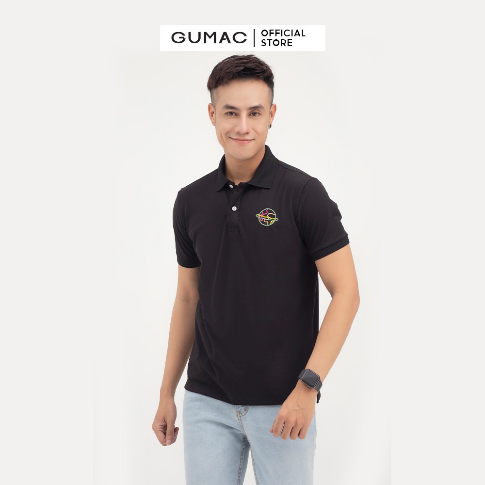 [Mã WABRGD12 giảm 10% đơn 250K] Áo polo nam bố thêu GUMAC năng động, lịch lãm ATNB851 | BigBuy360 - bigbuy360.vn