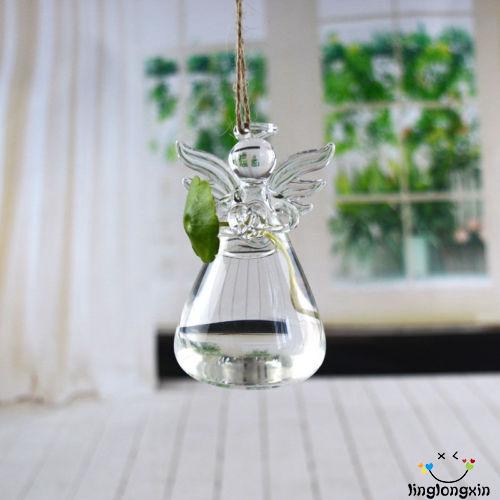 Bình Hoa Thủy Tinh Hình Thiên Thần Dễ Thương Trang Trí Nhà Cửa