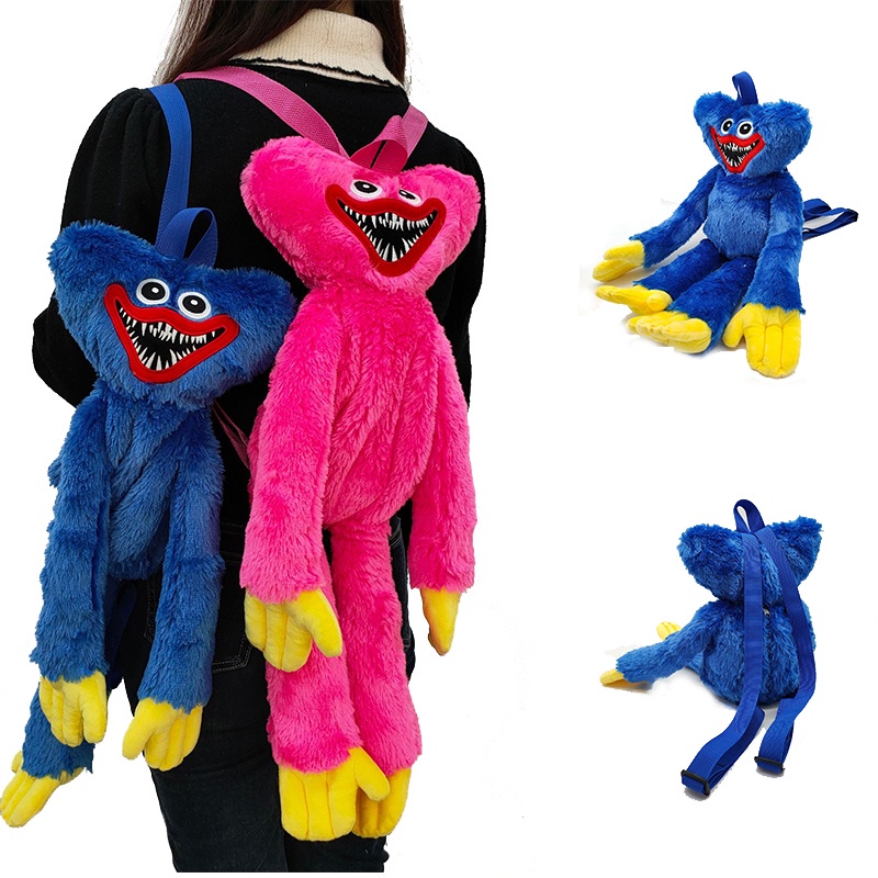 Balo/Túi hình thú nhồi bông xinh xắn mềm mại cho bé huggy wuggy playtime poppy 40cm