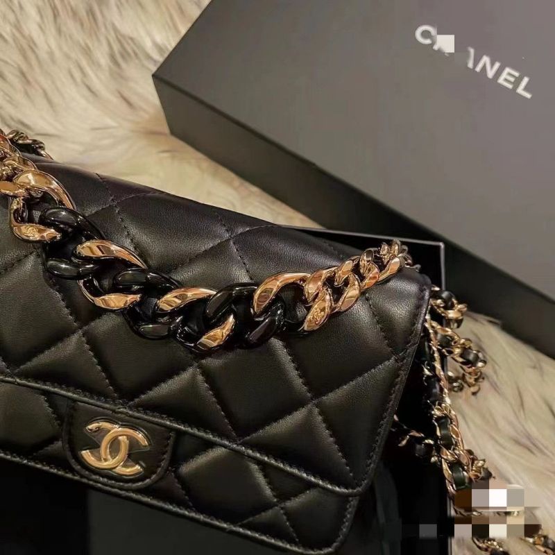 ✨ Túi Nữ Chà-Neo Woc Mini Xích Phối Màu - Túi Đeo Chéo