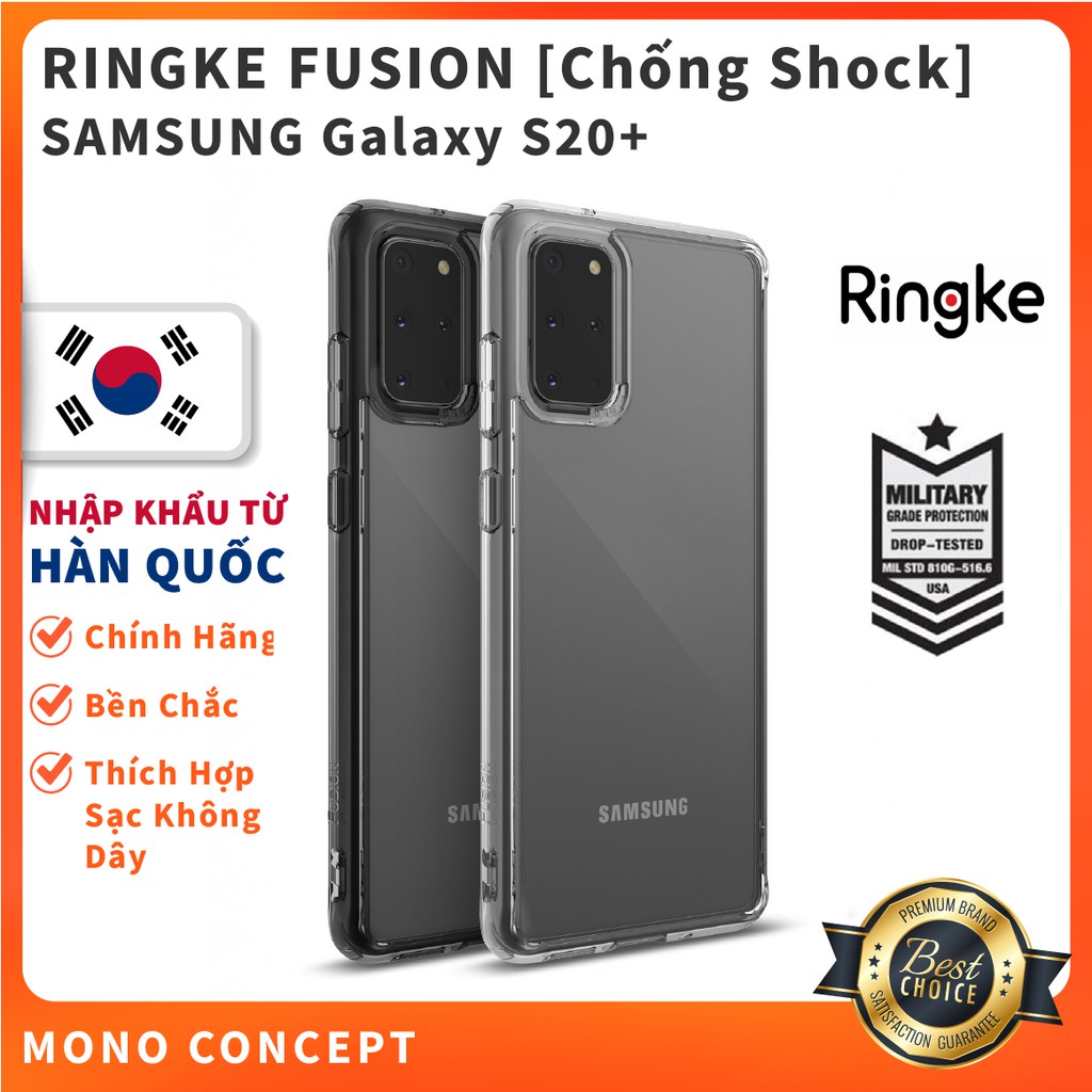 Ốp Lưng Samsung S20 Plus -  Ringke Fusion