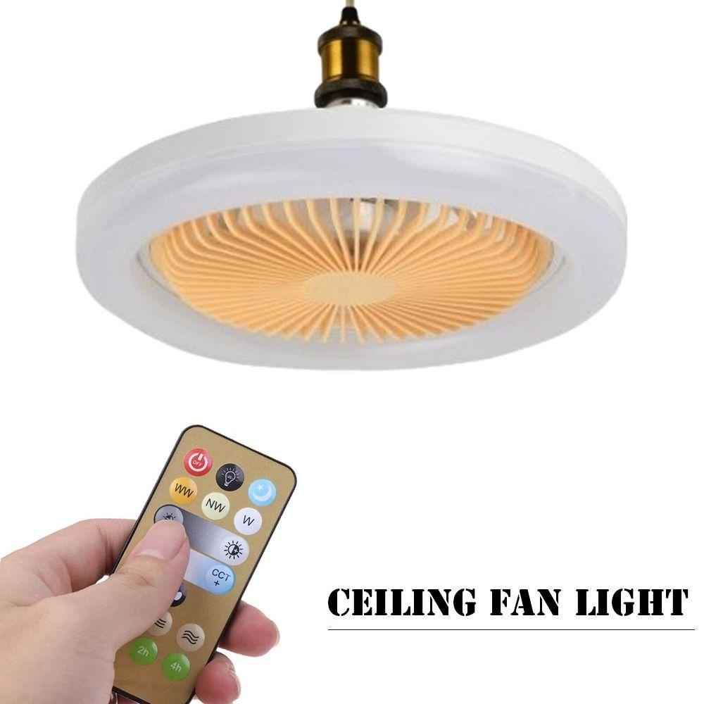 GOGOUP Quạt Trần Không Cánh Màu Trắng
